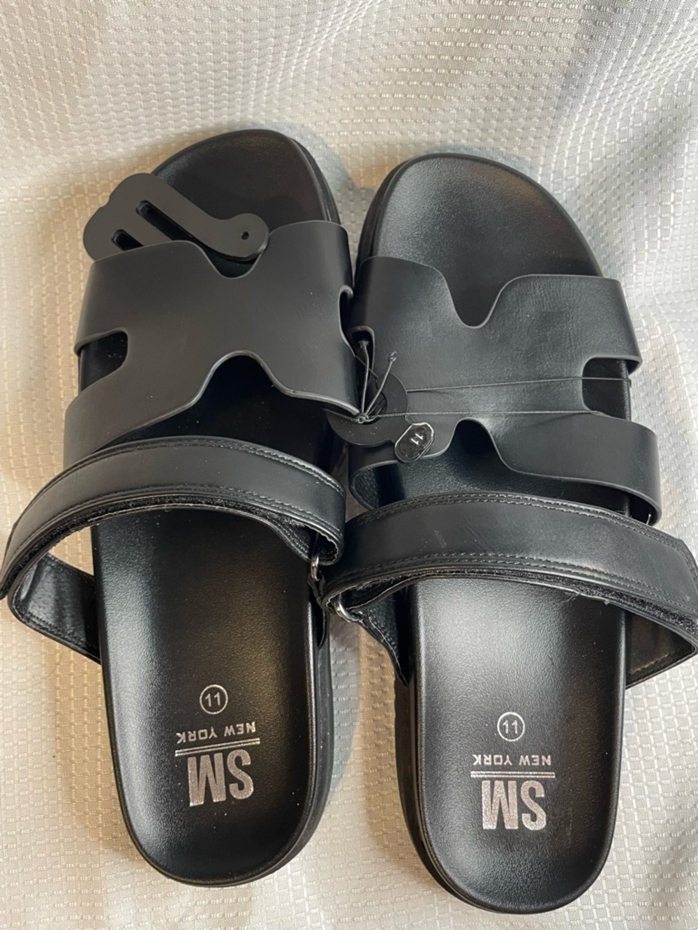 Steve Madden Leather Slip on Sandals, Size 11, NWT